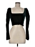 Zara Black Long Sleeve Top Size M - photo 1