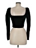 Zara Black Long Sleeve Top Size M - photo 2