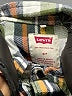 Levi's Plaid Yellow Long Sleeve Button-Down Shirt Size 6 - 7 - photo 3