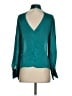 Marciano 100% Polyester Teal Long Sleeve Blouse Size XS - photo 2