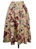 Rainbow Floral Tan Casual Skirt Size M - photo 1