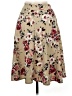 Rainbow Floral Tan Casual Skirt Size M - photo 2