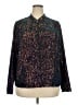Torrid 100% Polyester Print Blue Jacket Size 3X Plus (3) - photo 1
