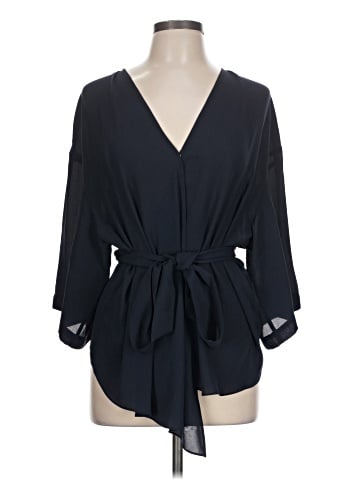 Trouve 3/4 Sleeve Blouse (view 1)