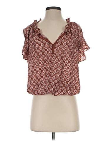 Max Studio Short Sleeve Blouse (view 1)