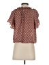 Max Studio 100% Polyester Burgundy Red Short Sleeve Blouse Size S - photo 2