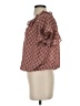 Max Studio 100% Polyester Burgundy Red Short Sleeve Blouse Size S - photo 5