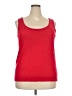 Talbots 100% Cotton Red Sleeveless Top Size 2X - photo 1