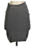 BCBGMAXAZRIA Solid Gray Casual Skirt Size S - photo 1