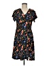 Brooke Shields Timeless Print Black Casual Dress Size M (petite) - photo 1