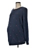 Motherhood Stars Blue Pullover Sweater Size Med Maternity - photo 1