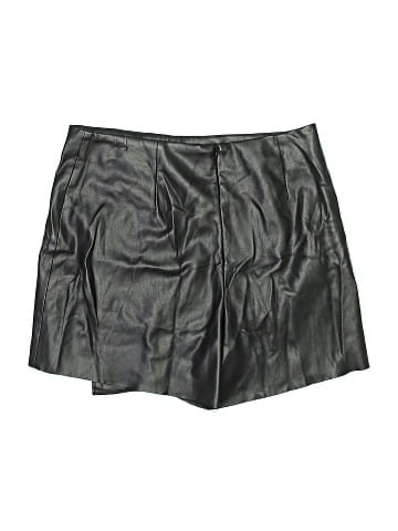 Zara Faux Leather Skirt (view 2)