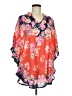 Tolani 100% Modal Orange 3/4 Sleeve Blouse Size M - photo 1