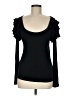 Boston Proper Black Long Sleeve Top Size M - photo 1