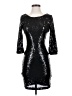 Just Me 100% Polyester Black Cocktail Dress Size S - photo 1