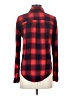 Forever 21 Plaid Red Long Sleeve Button-Down Shirt Size S - photo 2