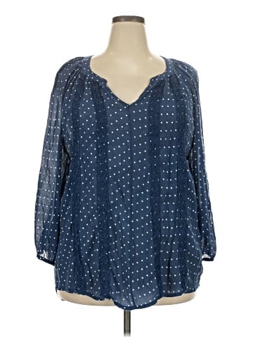 Counterparts 3/4 Sleeve Blouse (view 1)