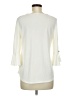 Green Envelope Ivory 3/4 Sleeve Top Size M - photo 2