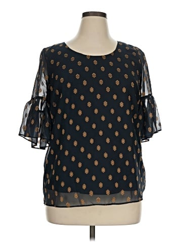 World Market Short Sleeve Blouse (view 1)