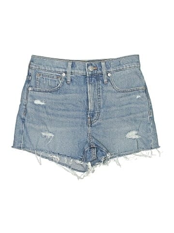 Madewell The Perfect Jean Short in Snyder Wash: TENCEL&trade; Denim Edition (view 1)