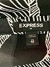 Express Outlet 100% Polyester Graphic Black Casual Dress Size XS - photo 7