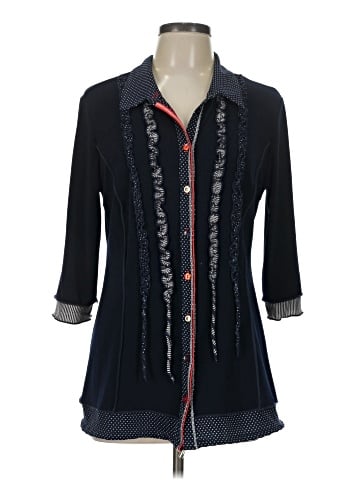 Bali 3/4 Sleeve Button-Down Shirt (view 1)