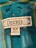 Decree 100% Polyester Teal Sleeveless Blouse Size M - photo 7