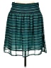Old Navy 100% Polyester Stripes Teal Casual Skirt Size M - photo 1