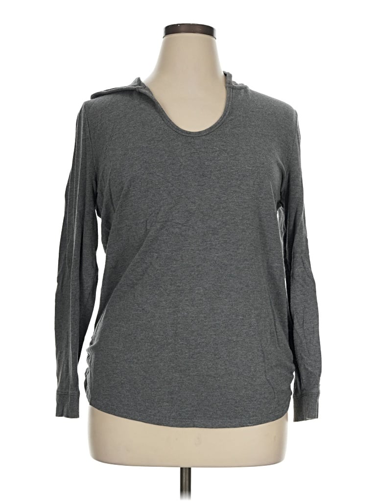 Pre-owned Barefoot Dreams Pullover Sweater In Gray