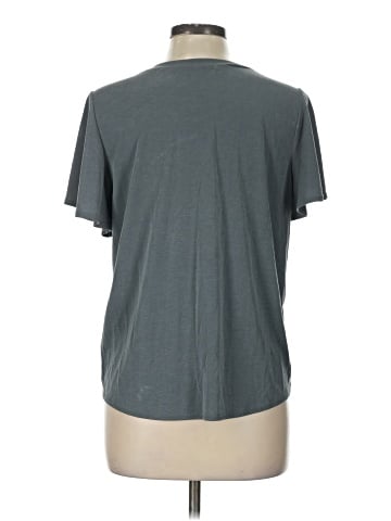 Green Envelope Short Sleeve Top (view 2)