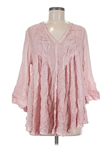On The Road... 3/4 Sleeve Blouse (view 1)