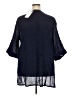 Catherines 100% Cotton Blue 3/4 Sleeve Blouse Size 3X Petite - photo 2