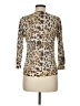 Joseph A. Animal Print Tan Cardigan Size M - photo 2