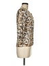 Joseph A. Animal Print Tan Cardigan Size M - photo 4