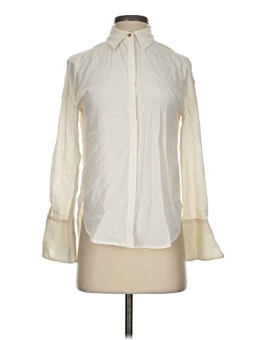 MM. LaFleur Long Sleeve Silk Top (view 1)