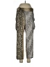 Zara Animal Print Silver Casual Pants Size L - photo 1