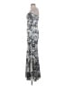 Xscape Silver Cocktail Dress Size 4 - photo 5