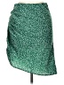 Code x Mode 100% Polyester Polka Dots Green Casual Skirt Size L - photo 2
