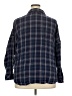 True Craft 100% Cotton Plaid Blue Long Sleeve Button-Down Shirt Size 3X - photo 2