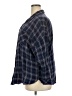 True Craft 100% Cotton Plaid Blue Long Sleeve Button-Down Shirt Size 3X - photo 5