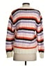 John & Jenn 100% Acrylic Stripes White Pullover Sweater Size S - photo 2