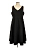 Torrid Solid Black Casual Dress Size 10 - photo 1