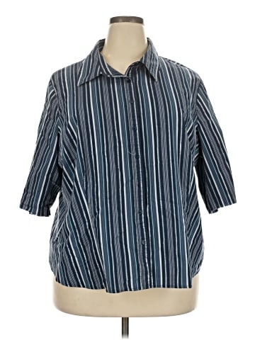 Apt. 9 3/4 Sleeve Button-Down Shirt (view 1)