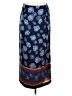 Sag Harbor 100% Polyester Paisley Blue Casual Skirt Size 8 - photo 1