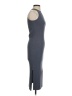 Theory Solid Gray Casual Dress Size P (petite) - photo 4