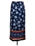 Sag Harbor 100% Polyester Paisley Blue Casual Skirt Size 8 - photo 2