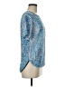 Sandro Blue Short Sleeve Blouse Size Med (2) - photo 4