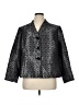 Le Suit 100% Polyester Paisley Silver Gray Blazer Size 16 - photo 1