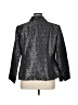 Le Suit 100% Polyester Paisley Silver Gray Blazer Size 16 - photo 2