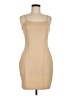 Unbranded Solid Tan Casual Dress Size M (estimated) - photo 1